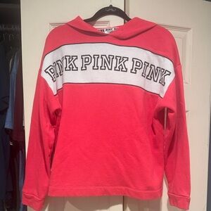 Victoria's Secret Red and White Sweatshirt